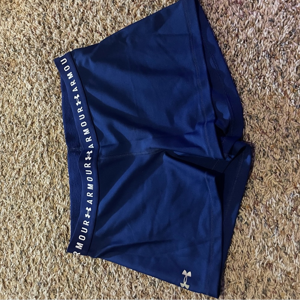 blue under armour shorts